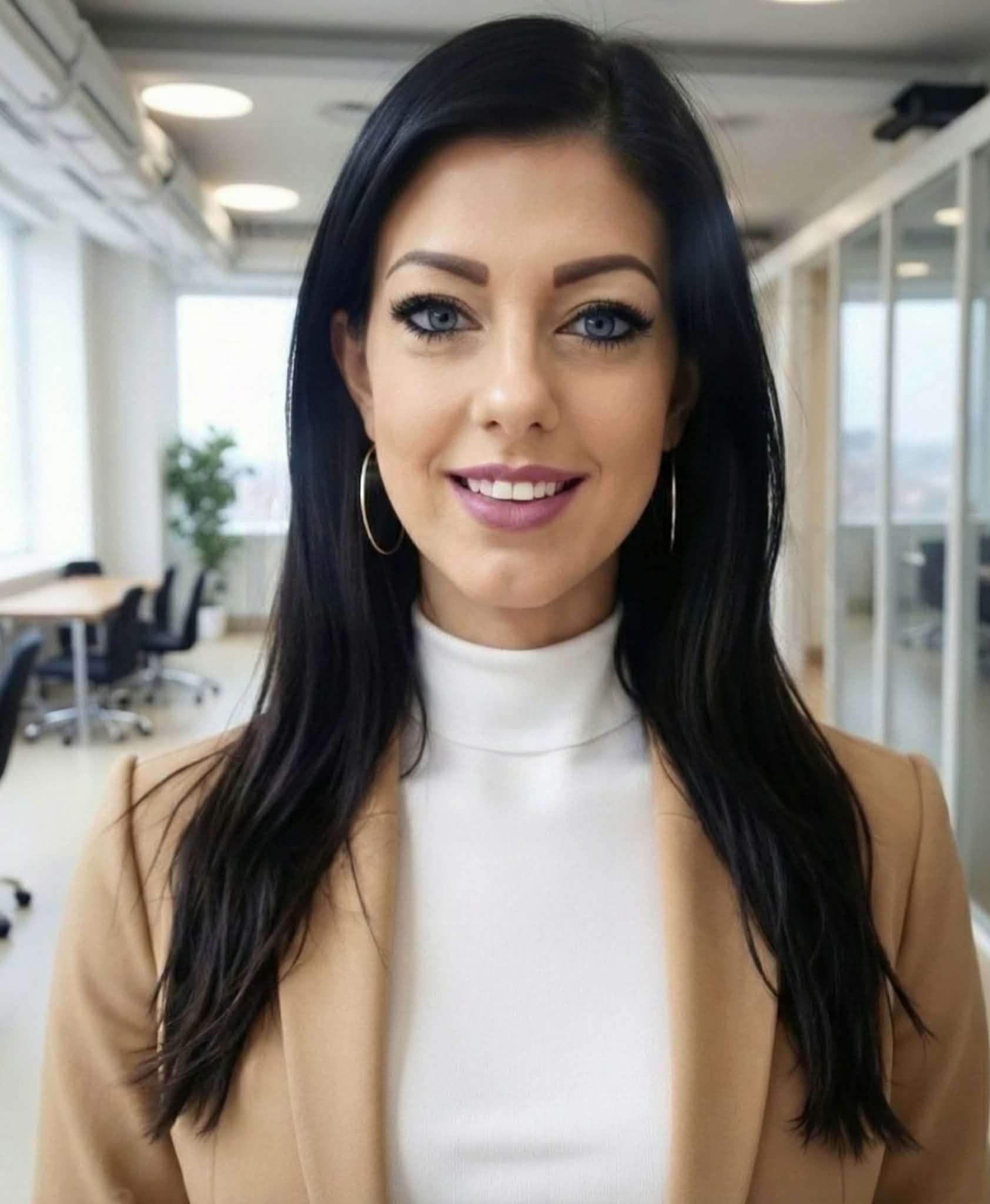 Anna Bigaj, certyfikowany coach i trener biznesu, portret profesjonalny w nowoczesnym biurze